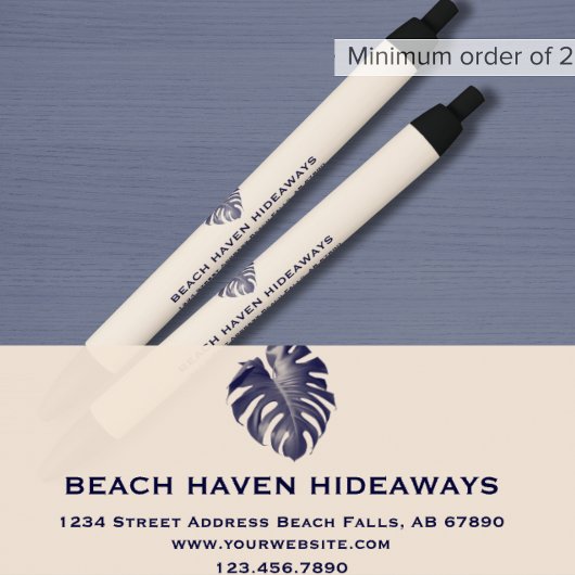 Monstera Leaf Logo Hospitality Pen Kugelschreiber