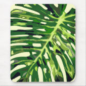 Monstera Leaf Maus Pad Your Colors Mousepad (Vorne)