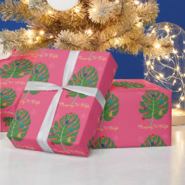 Monstera Leaf Monstero & Pflanze Lover Geschenkpapier