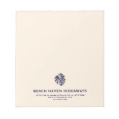 Monstera Leaf Notepad Notizblock (Vorderseite)