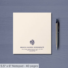 Monstera Leaf Notepad Notizblock