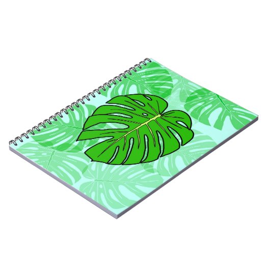 Monstera Leaf Notizblock (Linke Seite)