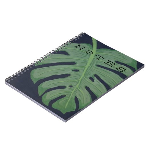 Monstera Leaf Notizblock (Linke Seite)