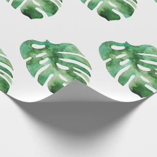 Monstera Leaf Pattern Geschenkpapier
