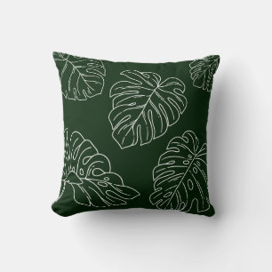 Monstera Leaf Pflanze Lover Wohngestaltung Geschen Kissen