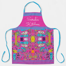 Monstera Leaf Pink Pop Kunst-Überblendungen Print 