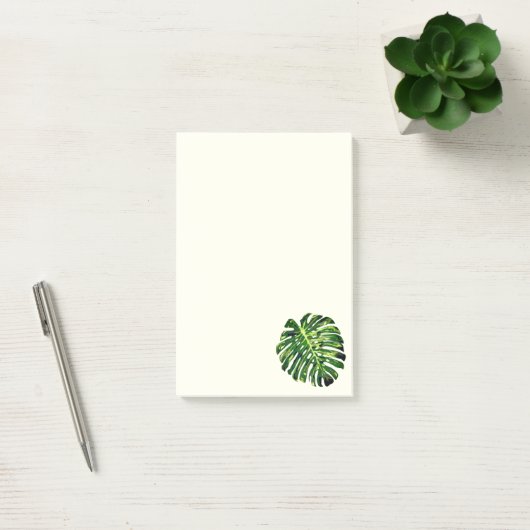 Monstera Leaf Post it Notes Post-it Klebezettel (Büro)