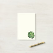 Monstera Leaf Post it Notes Post-it Klebezettel (Auf Schreibtisch)