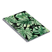 Monstera Leaf Spiral Foto Notebook Notizblock (Rechte Seite)