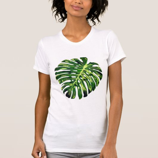 Monstera Leaf T-Shirt Gift (Vorderseite)