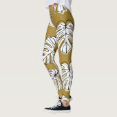 Monstera Leaf, Textil Nahtlos Muster. Leggings (Links)