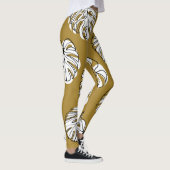 Monstera Leaf, Textil Nahtlos Muster. Leggings (Rechts)