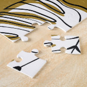 Monstera Leaf, Textil Nahtlos Muster. Puzzle (Seite)