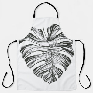 Monstera Leaf: Tropisches natürliches Element. Schürze