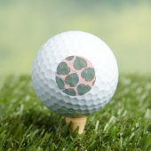 Monstera Leaf: Tropisches Vintages Muster Golfball (Insitu T-Shirt)