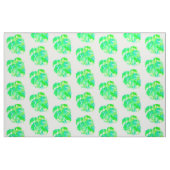 Monstera Leaf Wasserfarbe Wiederholungsmuster Stoff (Fat Quarter (45,7 x 55,9 cm))