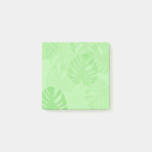 Monstera Leaves Post-it Notes Post-it Klebezettel (Vorderseite)