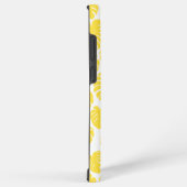 Monstera - Lemon Gelb und Weiß Samsung Galaxy Hülle (Rechte Seite)