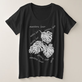 Monstera-Liebhaber Große Größe T-Shirt
