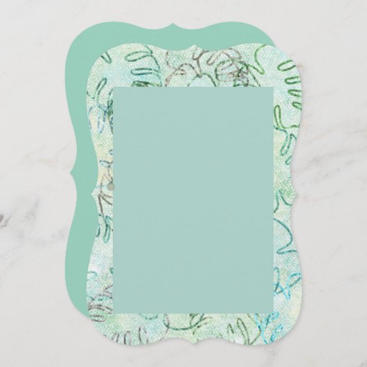 Monstera Madness Einladung (Vorne/Hinten)