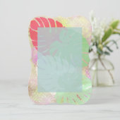 Monstera Madness Einladung (Stehend Vorderseite)