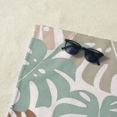 Monstera modern Hawaii Boho Strandtuch (Beispiel)