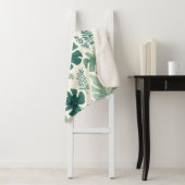 Monstera Mood - Tropisches Leaf Sherpadecke (Beispiel)
