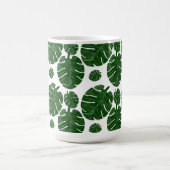 Monstera-Muster Kaffeetasse (Mittel)
