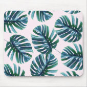 Monstera Muster Mousepad (Vorne)