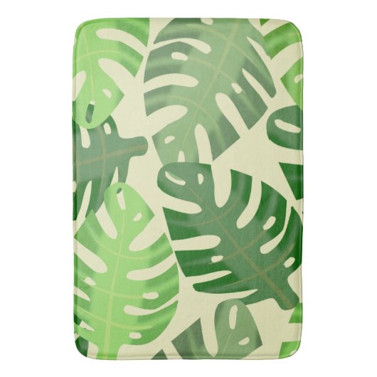 Monstera Natural Leaf Large Badematte (Vorderseite Vertikal)