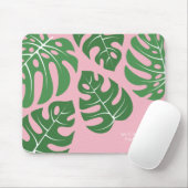 Monstera Palm Blätter Mousepad (Mit Mouse)
