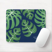 Monstera Palm Blätter Mousepad (Mit Mouse)