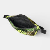 Monstera Palm Blätter Tropendschungel Bauchtasche (Offen)