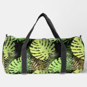 Monstera Palm Blätter Tropischer Dschungel Duffle Bag (Vorderseite)