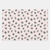 Monstera Palm Blätter Tropisches Muster (Vorderseite)