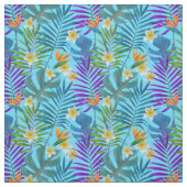 Monstera Palm Trees Plumeria Strelitzia Stoff (Muster)