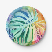 Monstera Pappteller (Vorderseite)