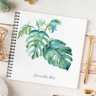 Monstera Personalisiertes Journal Notizblock