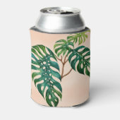 Monstera Pflanze Botanical Dosenkühler (Kanne Rückseite)