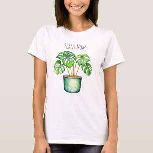 Monstera Pflanze Mama der Pflanze T-Shirt