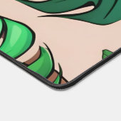 Monstera Pflanze Pot Pattern Art Schreibtischunterlage (Ecke)