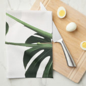 Monstera Pflanze Tropical Dish Geschirrtuch (Viertel Falte)