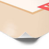 Monstera Pixel Art Poster (Ecke)