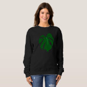 Monstera Plant Sweatshirt (Vorne ganz)