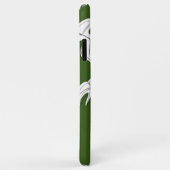 Monstera Schwarz-weiße botanische Hochzeit Case-Mate iPhone Hülle (Hinten/Rechts)