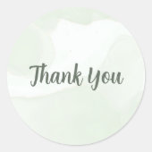 Monstera Shower Envelope Seal Sticker Tropical (Vorderseite)