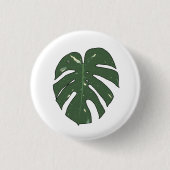 Monstera Thai Constellation Button (Vorderseite)