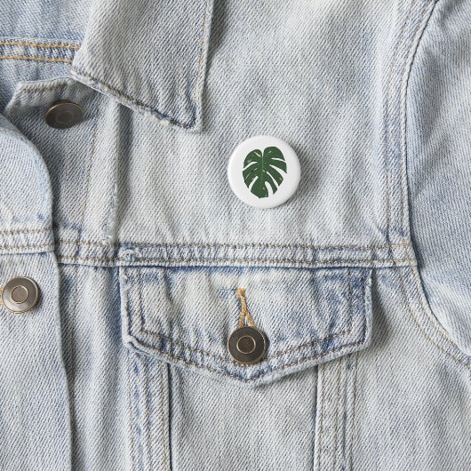 Monstera Thai Constellation Button (Beispiel)