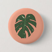 Monstera Thai Constellation Button (Vorderseite)