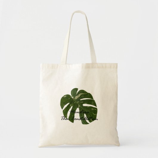 Monstera Thai Constellation Tragetasche (Vorne)